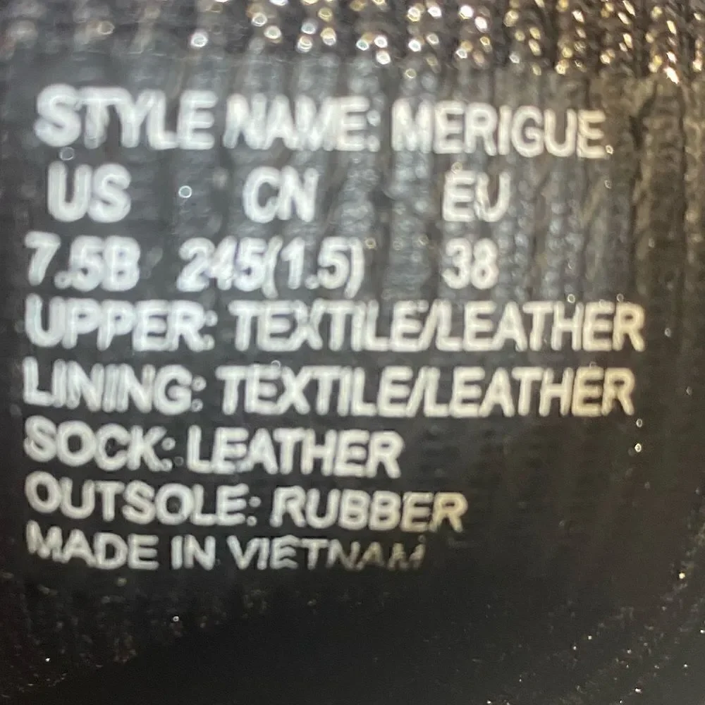 Kate Spade Merigue Knit Combat Boots Black Silver Sparkle Size 7.5